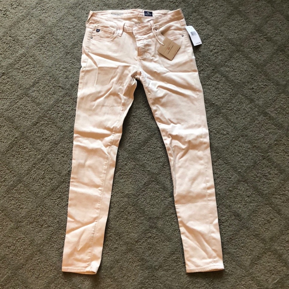 AG khaki colored jeans